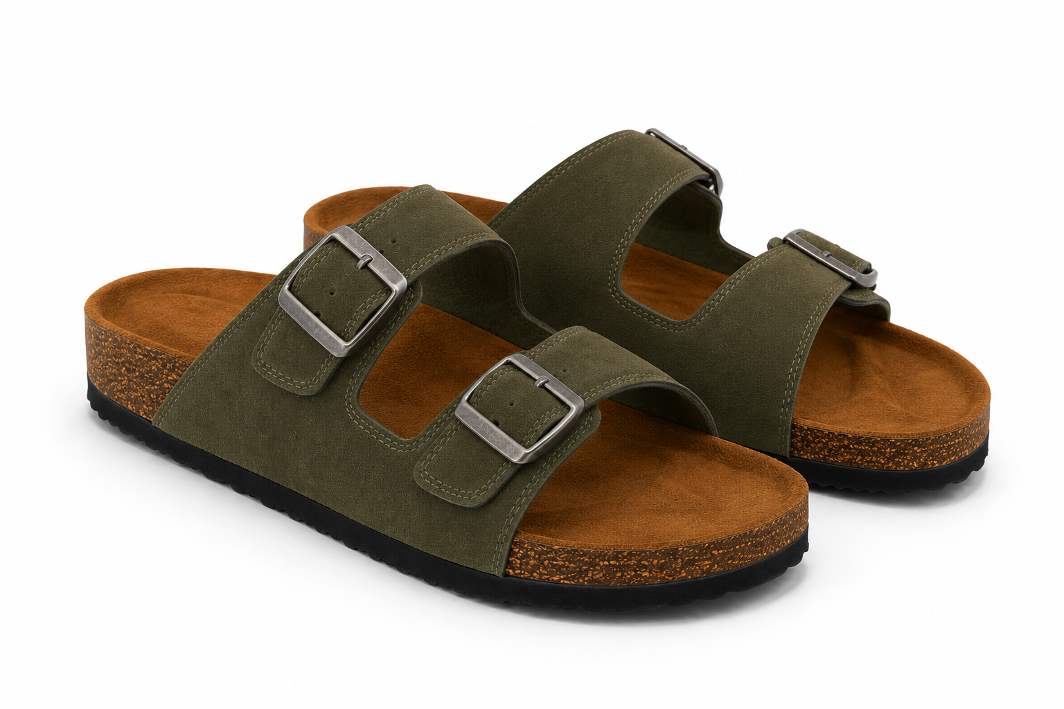 Dark Olive Green Slipper